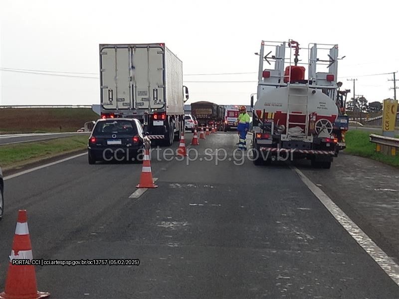 Pedestre morre após atropelamento na Raposo Tavares, em Itapetininga