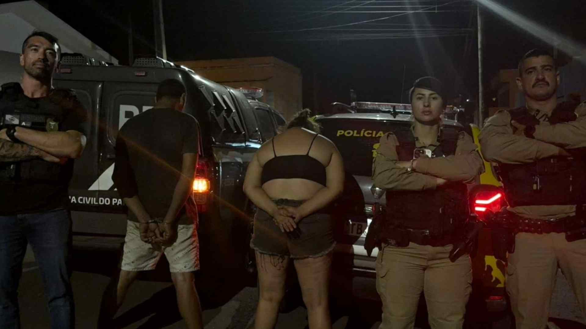 Casal procurado por homicídio em Bauru é preso em Salto do Itararé durante operação conjunta entre polícias do PR e SP